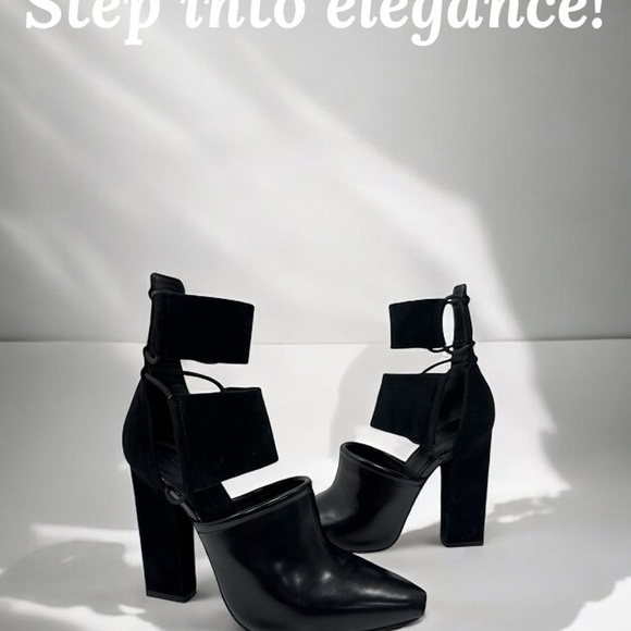 Alexander Wang Cult Mackenzie Booties | Color: Black | Size: 36.5 Suede/Leather - Picture 10 of 17